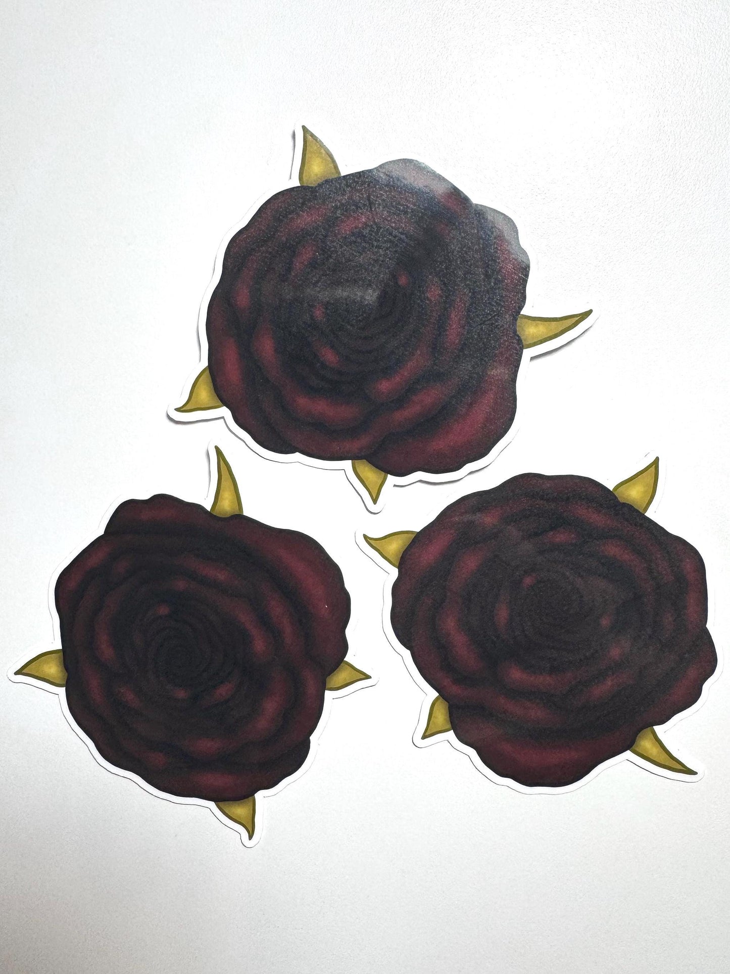 Black Rose Sticker