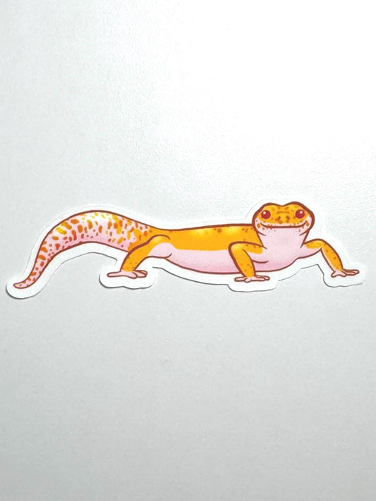 Albino Leopard Gecko Sticker