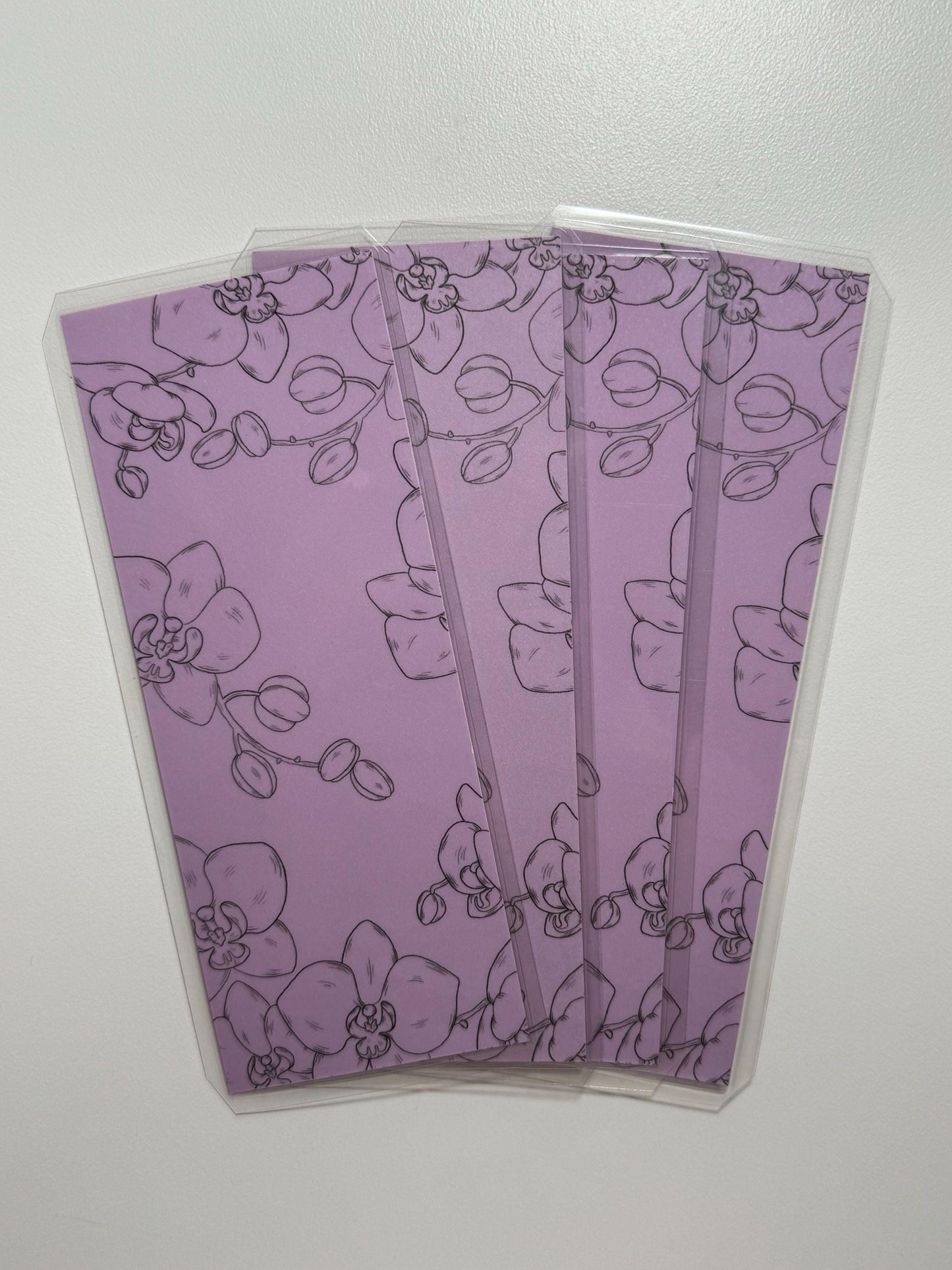 Handmade Orchid Bookmark