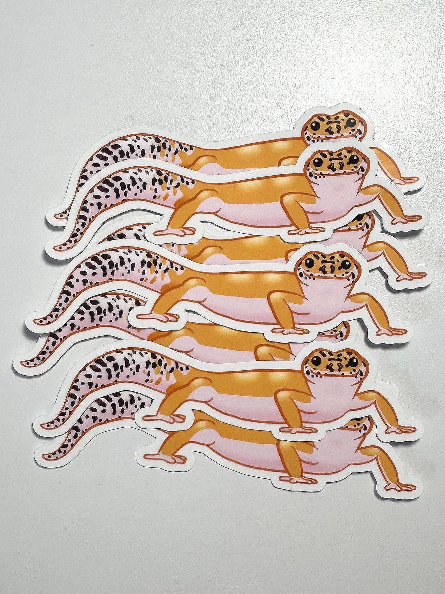 Hypo Leopard Gecko Sticker