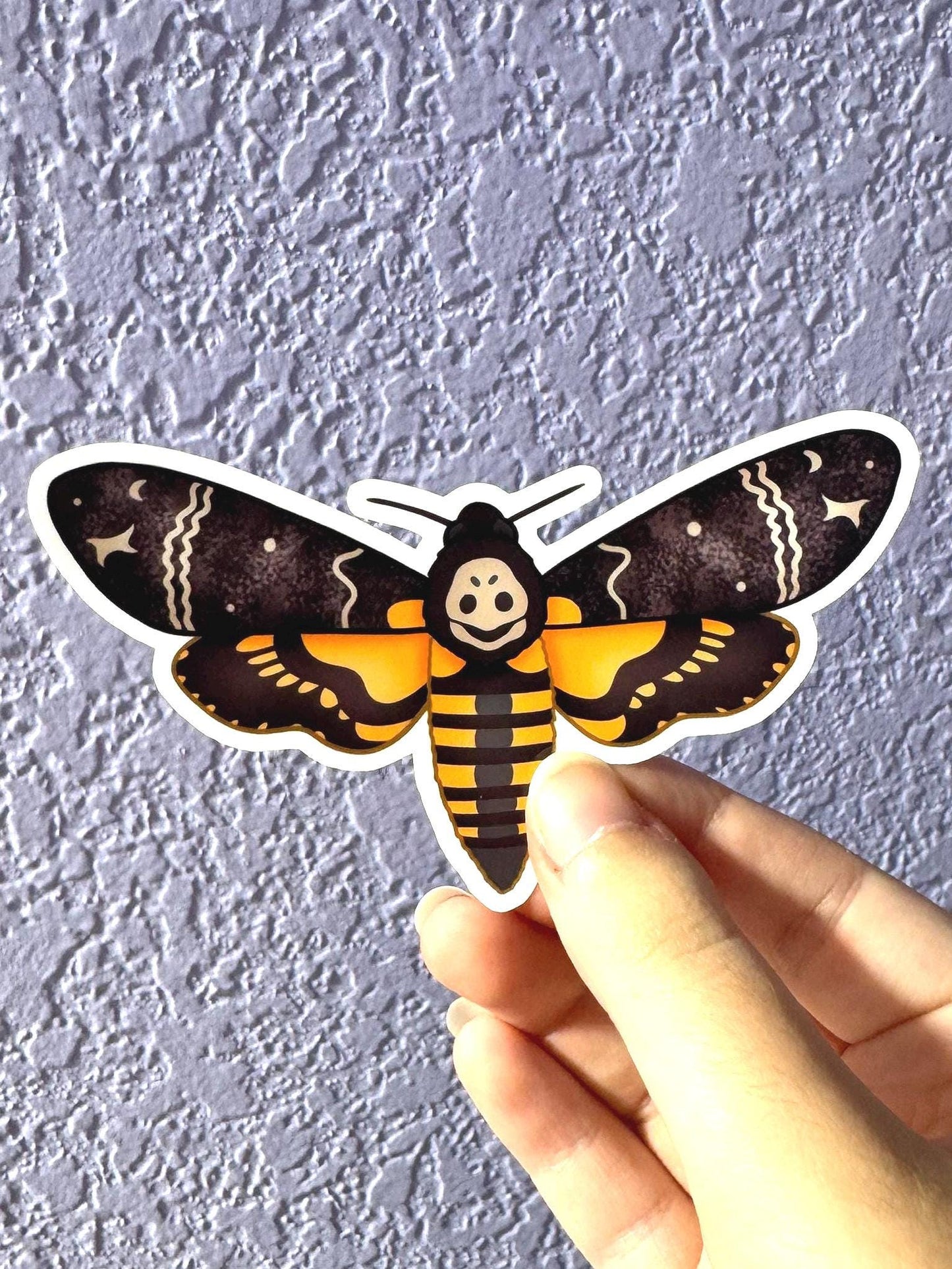 Death's Head Hawkmoth Sticker