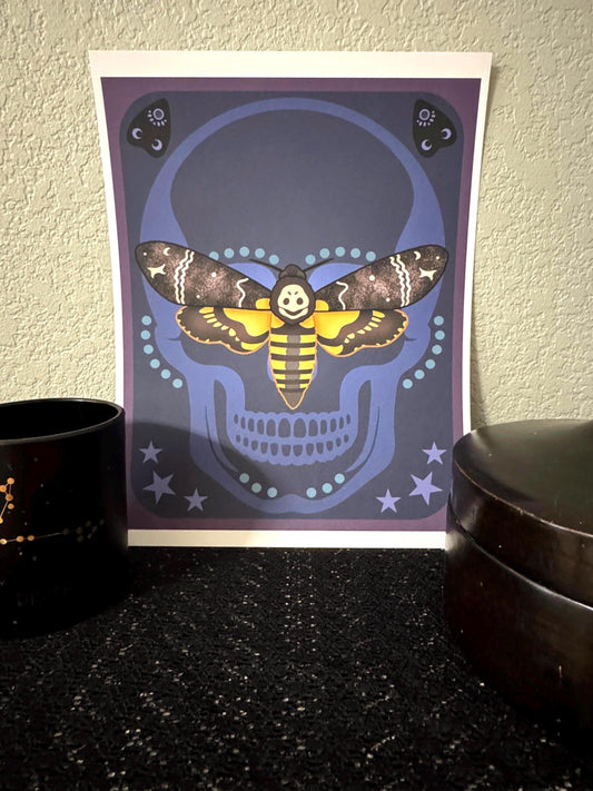 Death's Head Hawkmoth Art Print