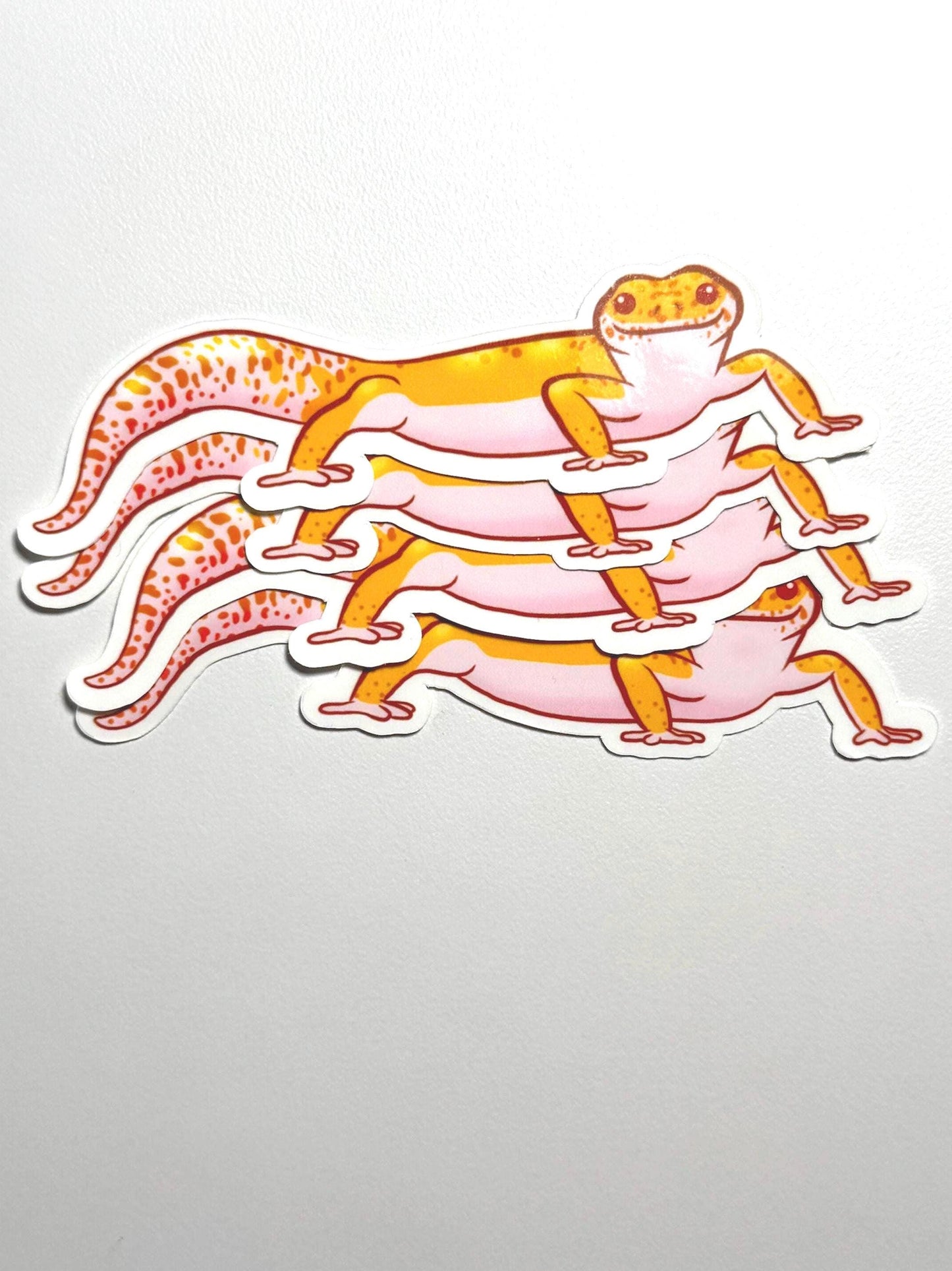 Albino Leopard Gecko Sticker