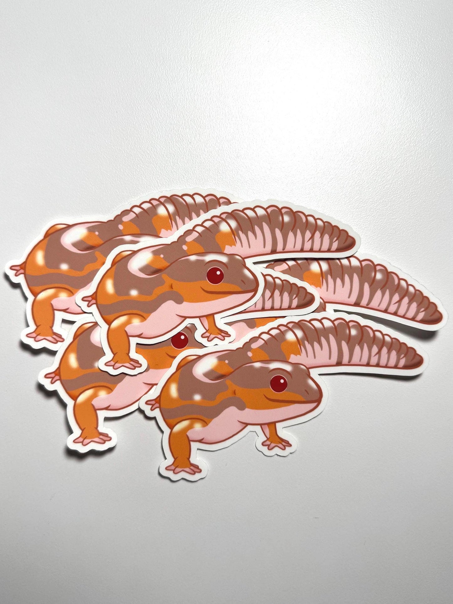 Albino African Fat-Tailed Gecko Sticker