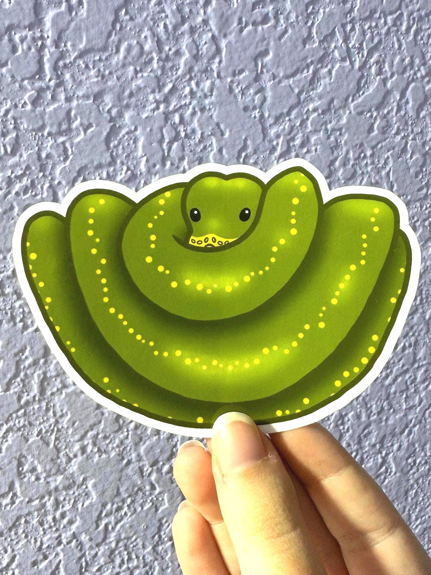 Green Tree Python Sticker