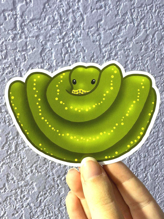 Green Tree Python Sticker