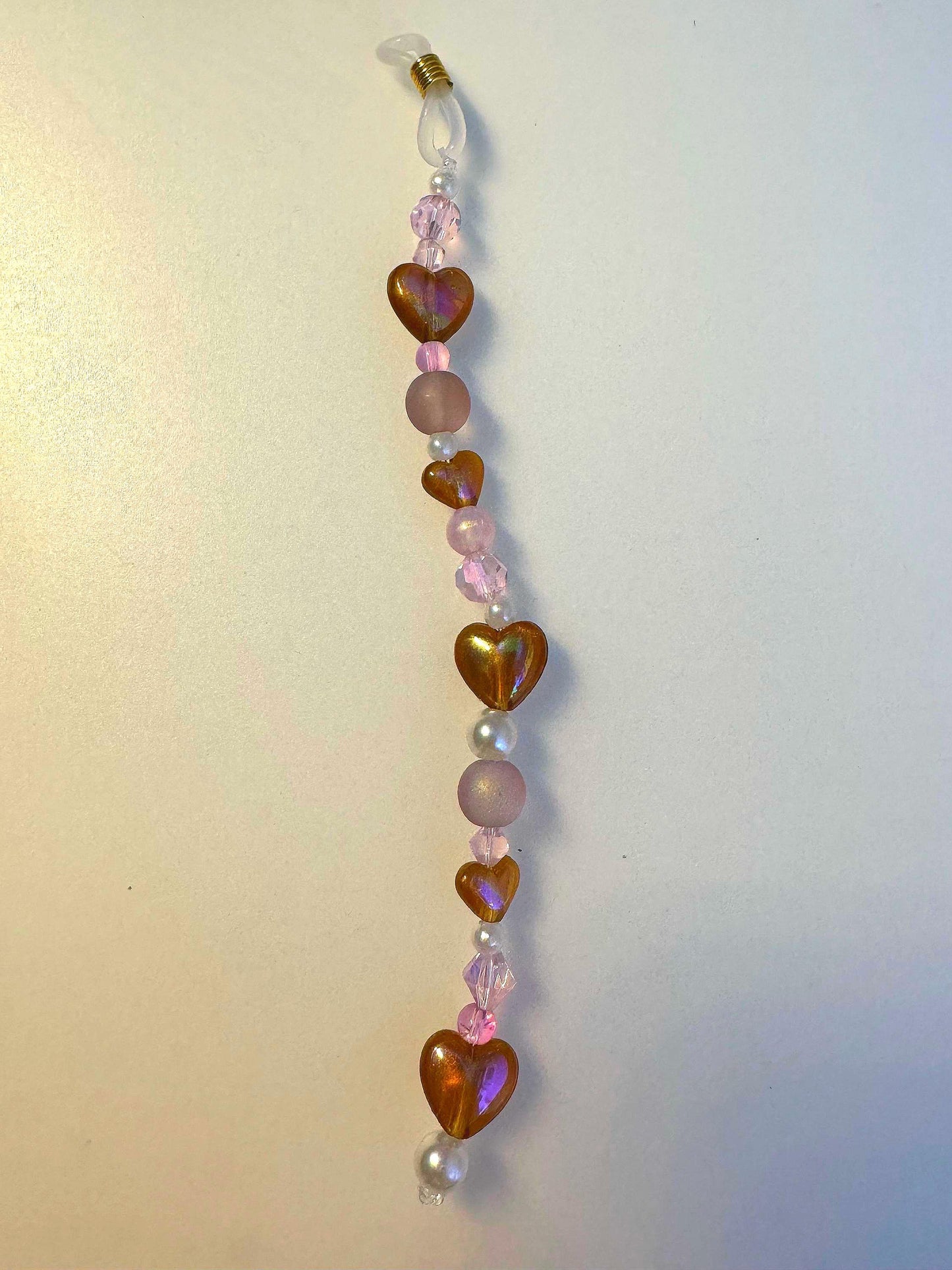 Handmade Accessory Bead Charm - Valentine’s Hearts