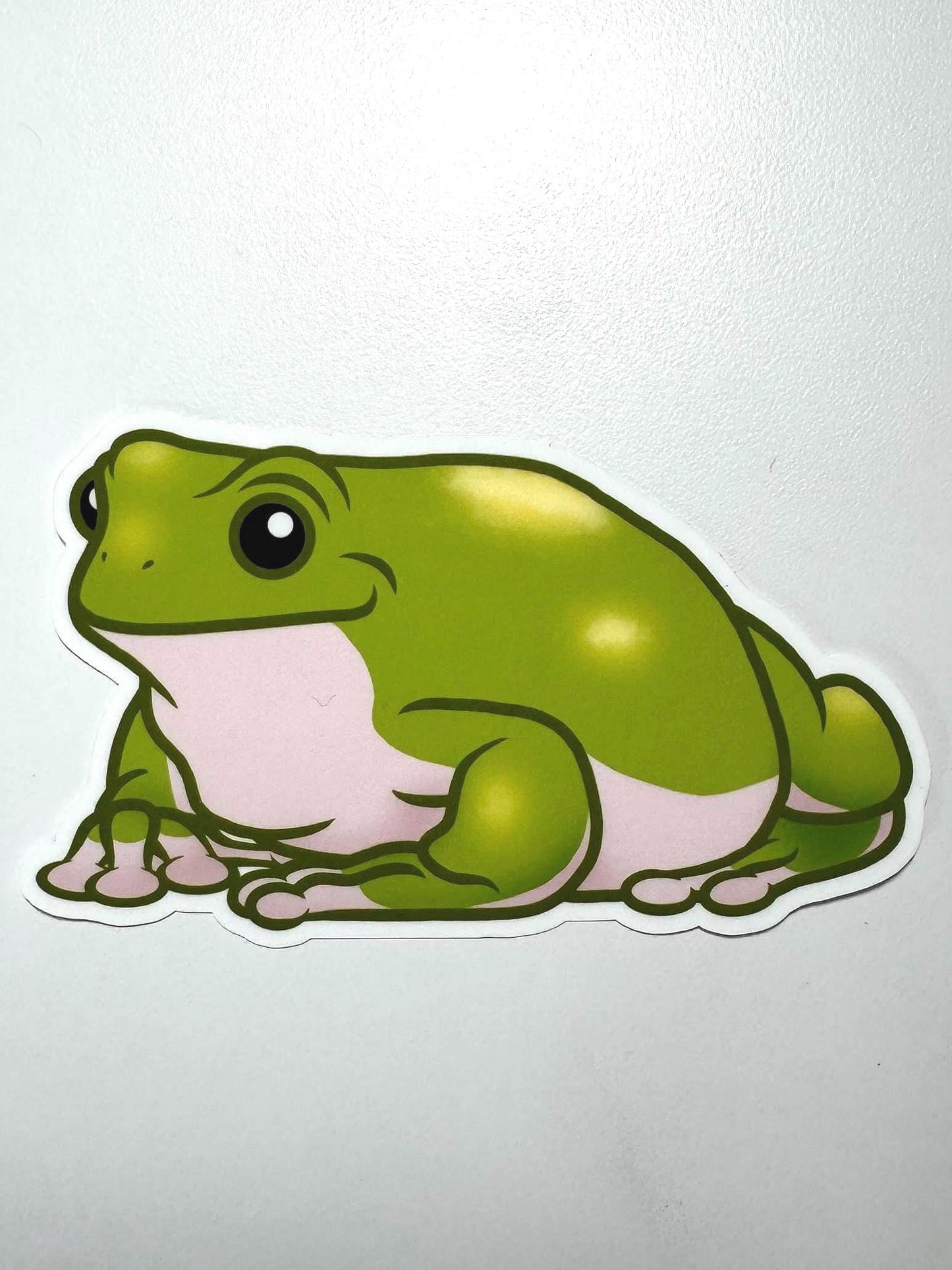 Green White’s Tree Frog Sticker