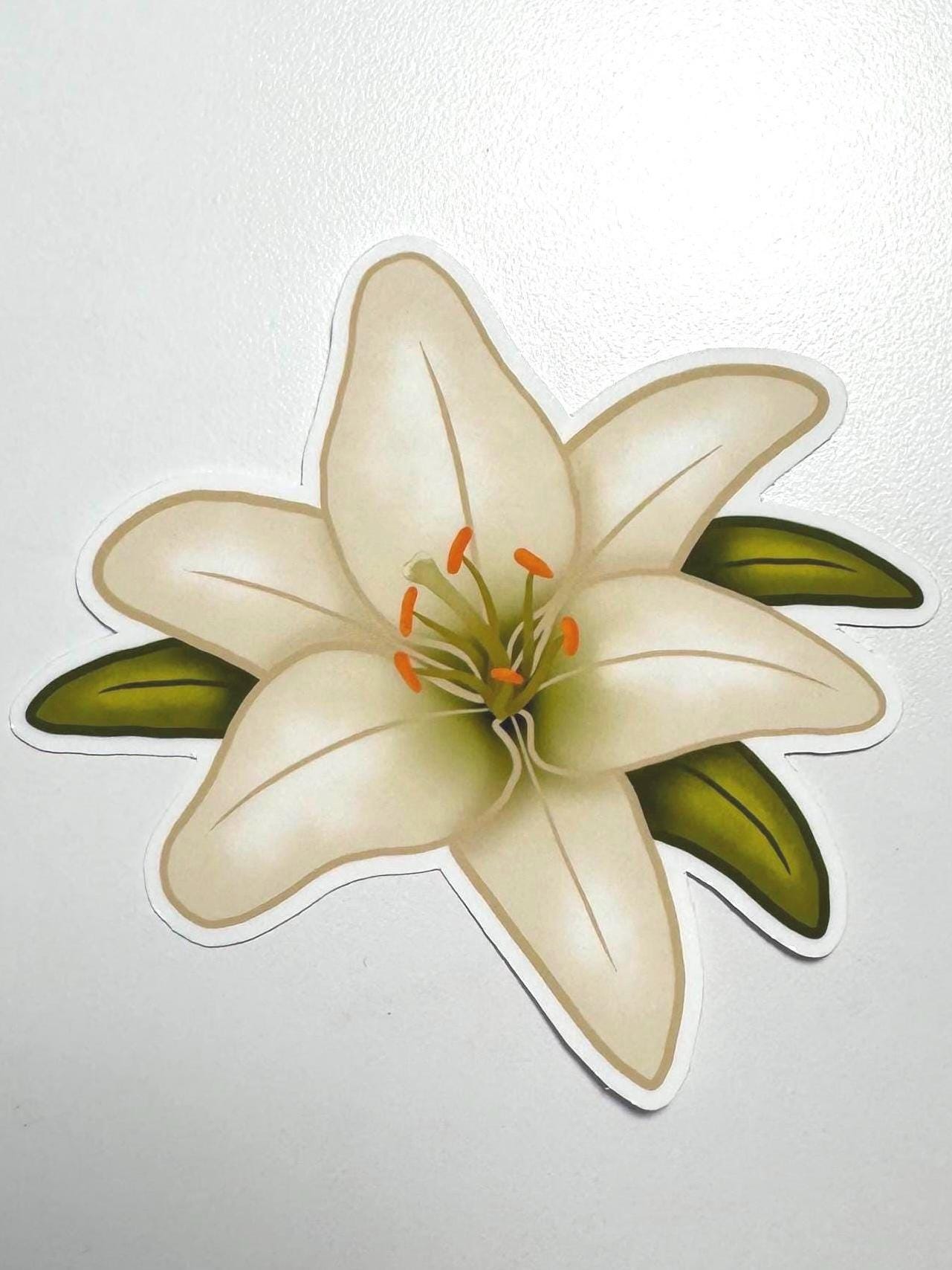 Easter Lily Sticker