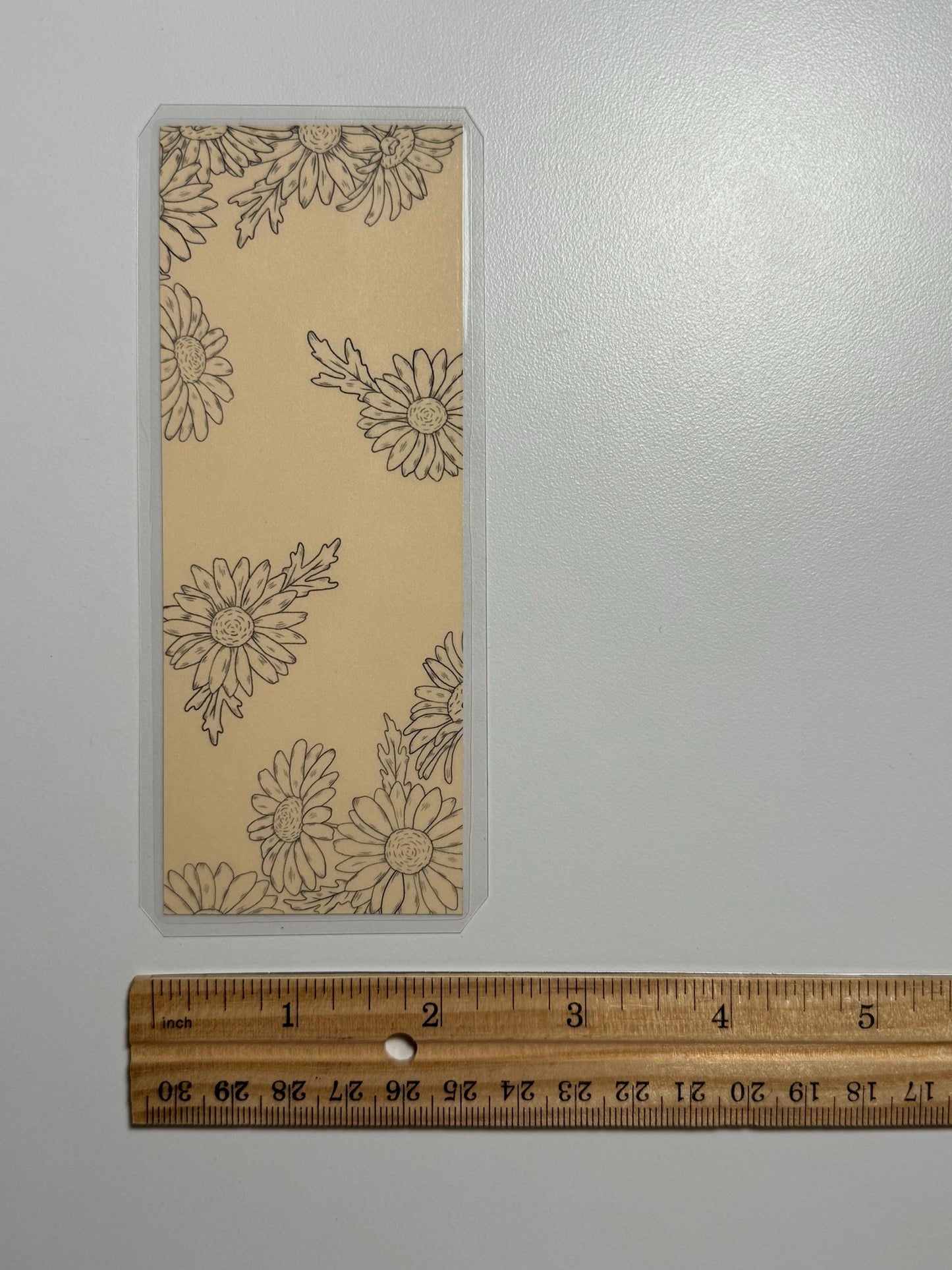 Handmade Daisy Bookmark