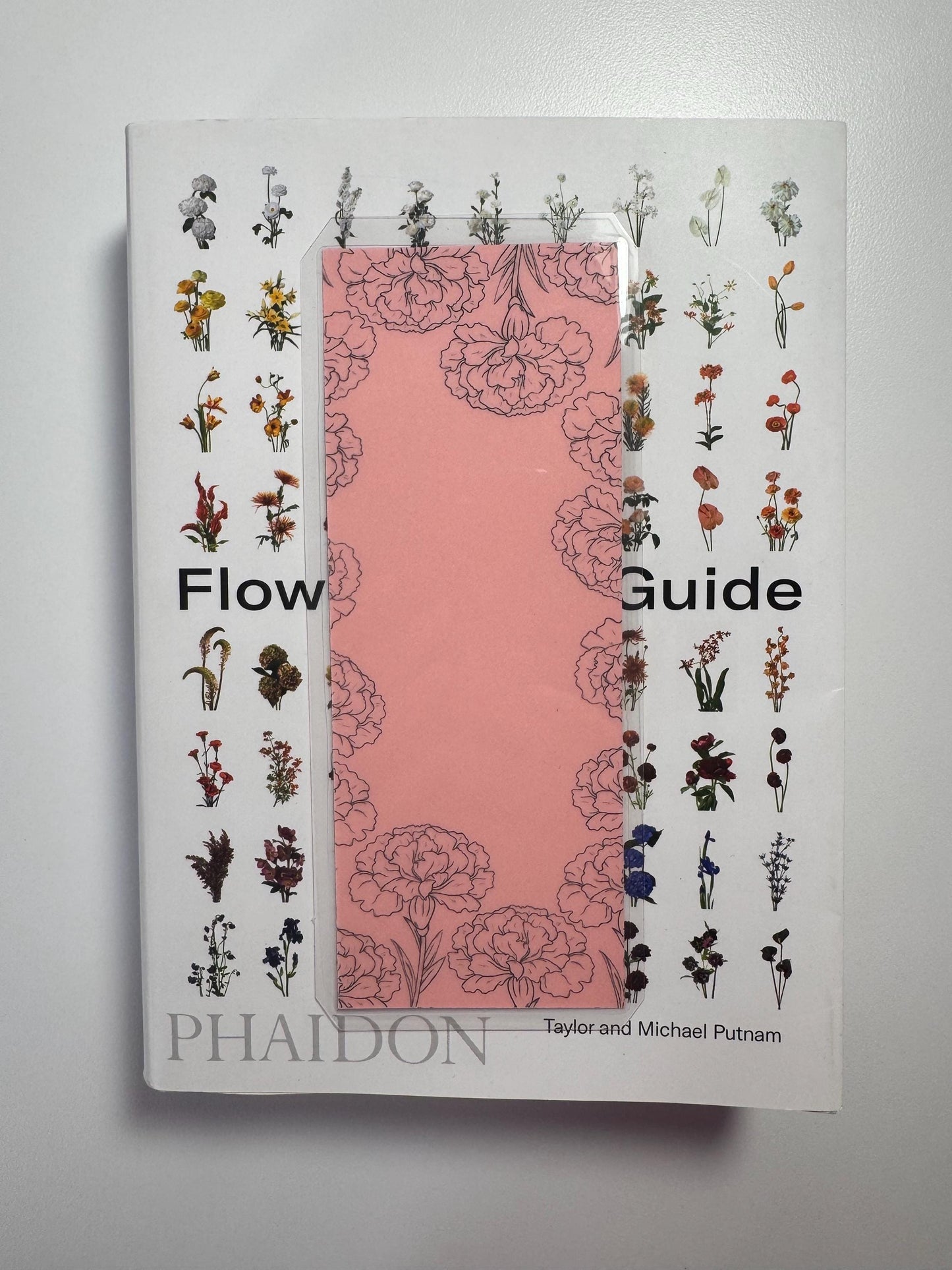 Handmade Carnation Bookmark