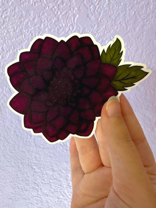 Black Dahlia Sticker