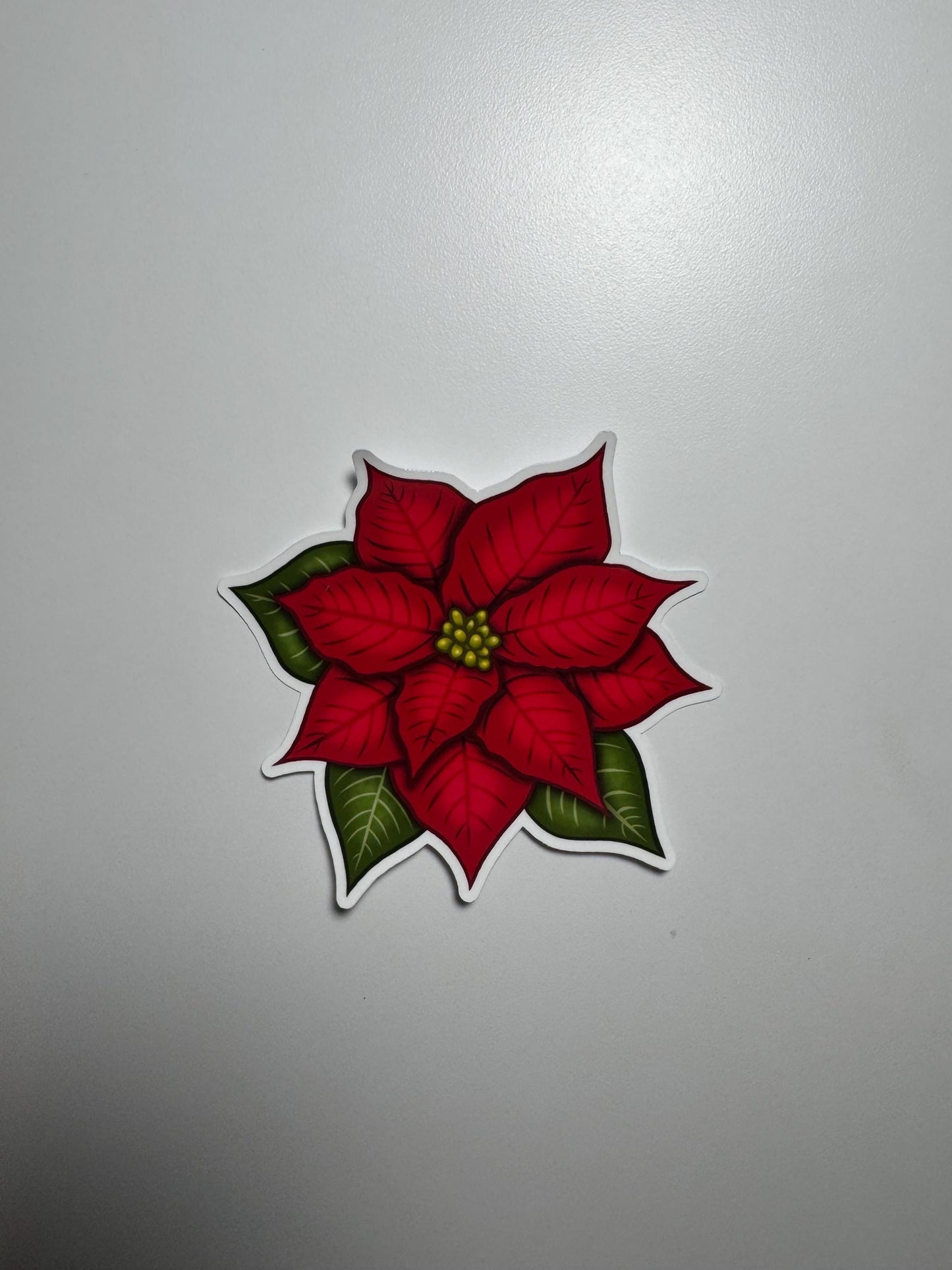 Poinsettia Sticker
