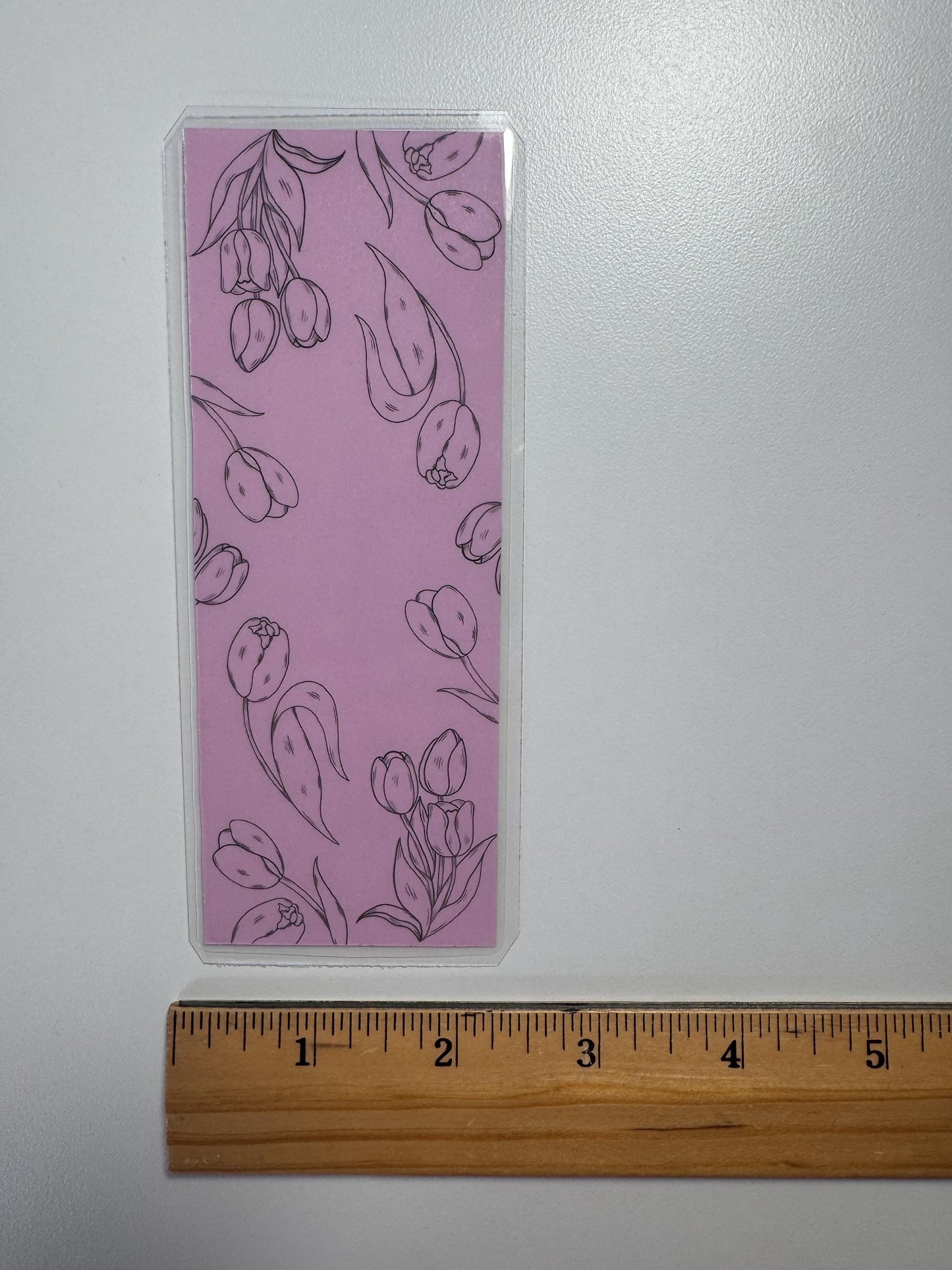 Handmade Tulip Bookmark