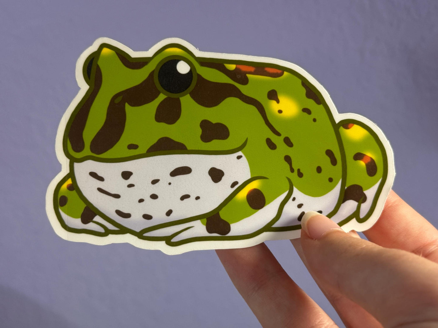 Pacman Frog Sticker