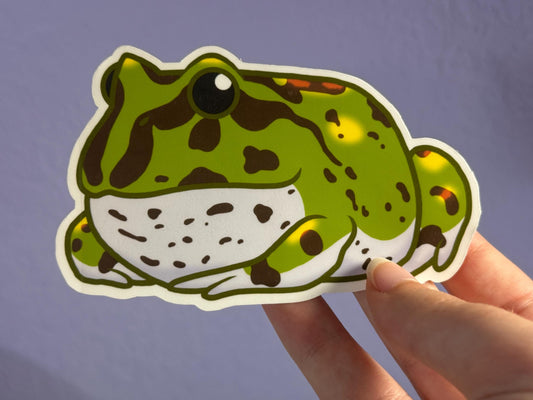 Pacman Frog Sticker