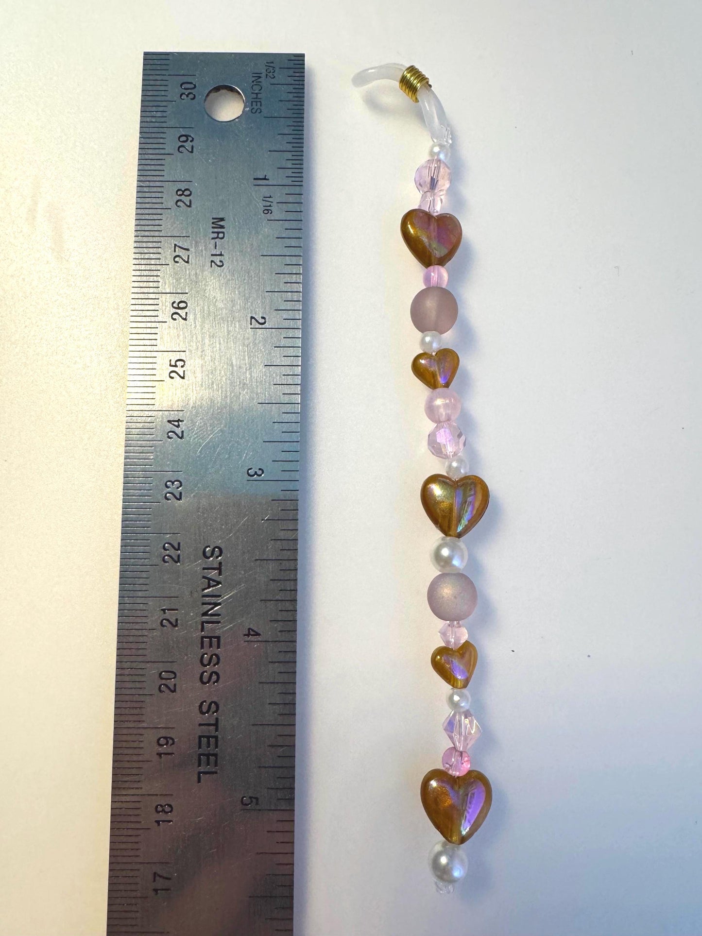 Handmade Accessory Bead Charm - Valentine’s Hearts