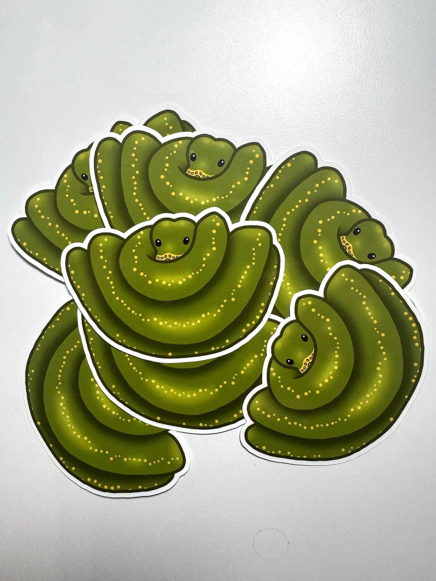 Green Tree Python Sticker