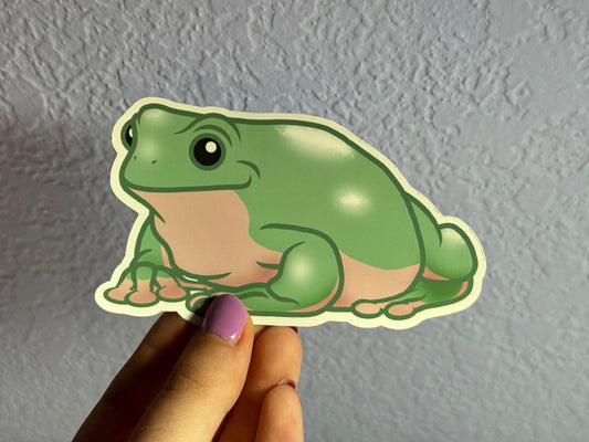 Blue White’s Tree Frog Sticker