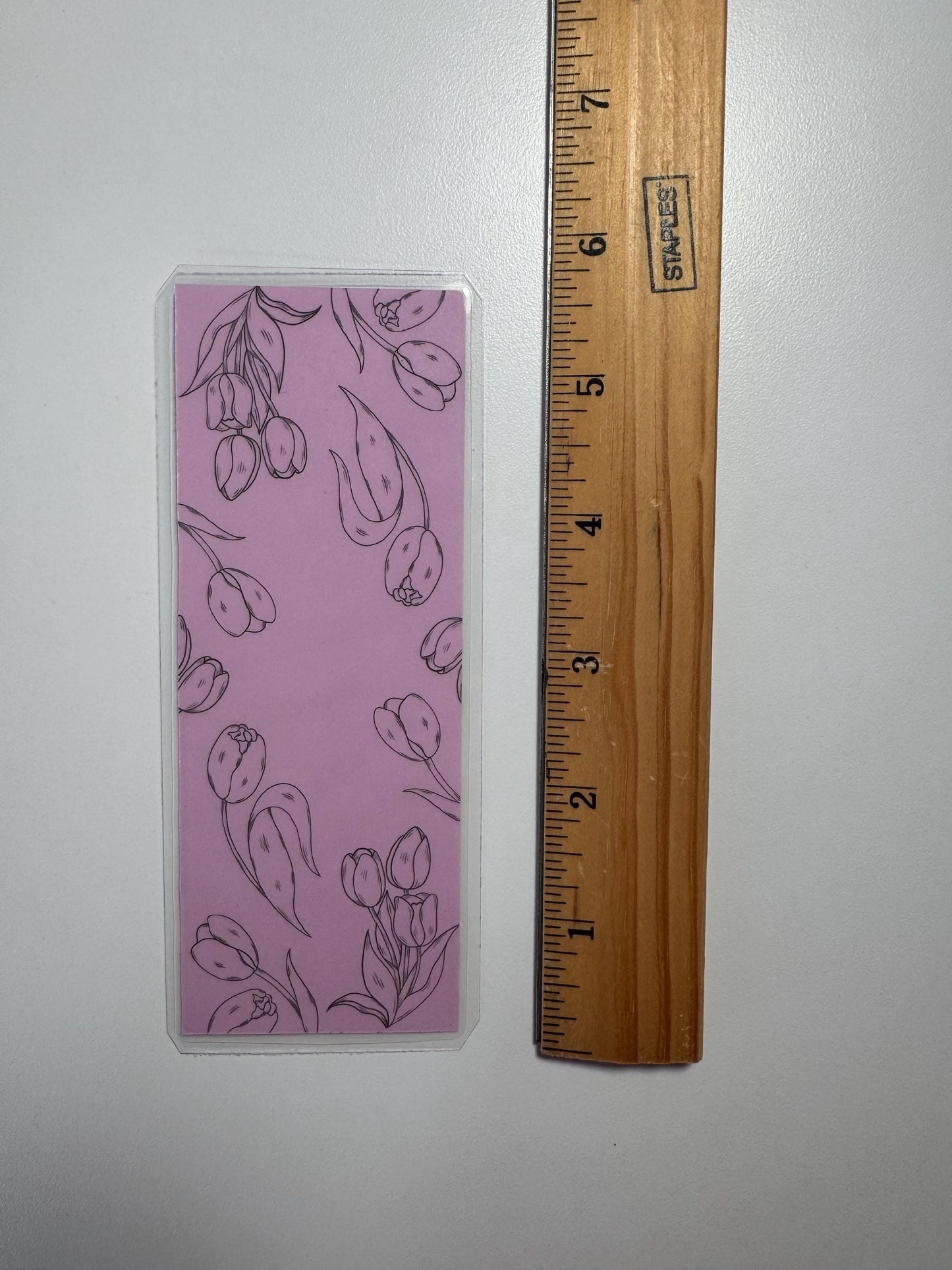 Handmade Tulip Bookmark