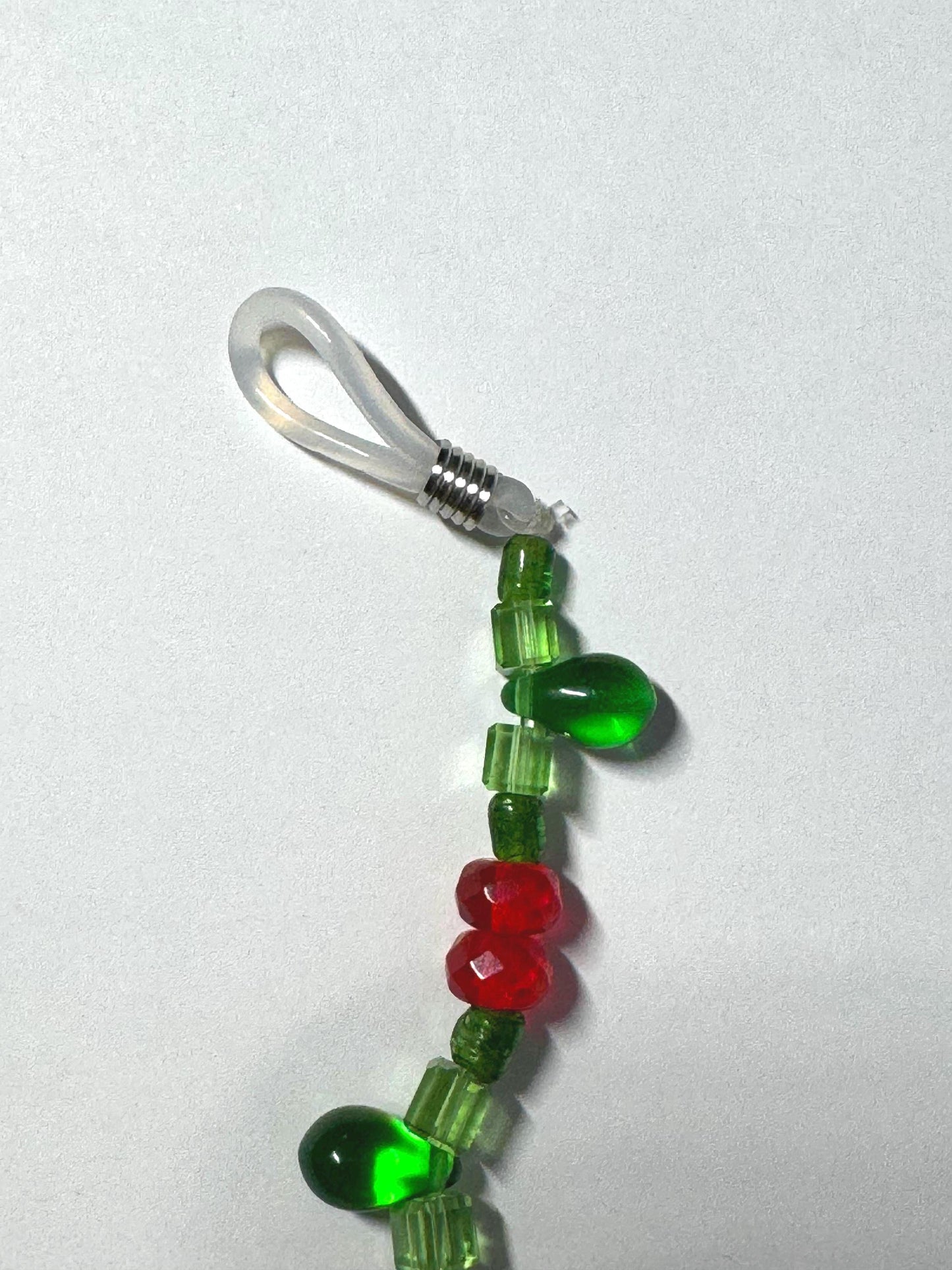 Handmade Accessory Bead Charm - Christmas Holly