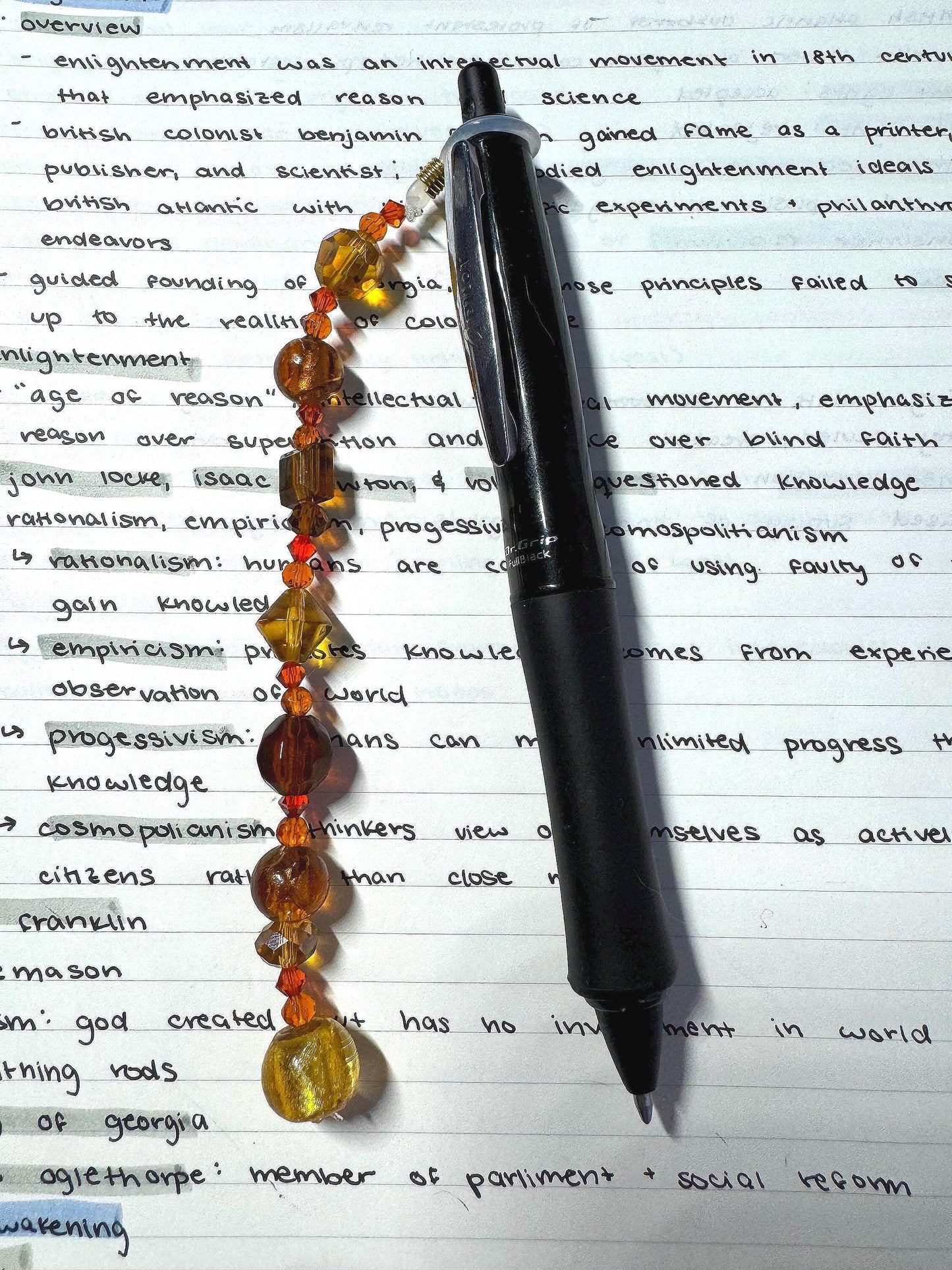 Handmade Accessory Bead Charm - Thanksgiving