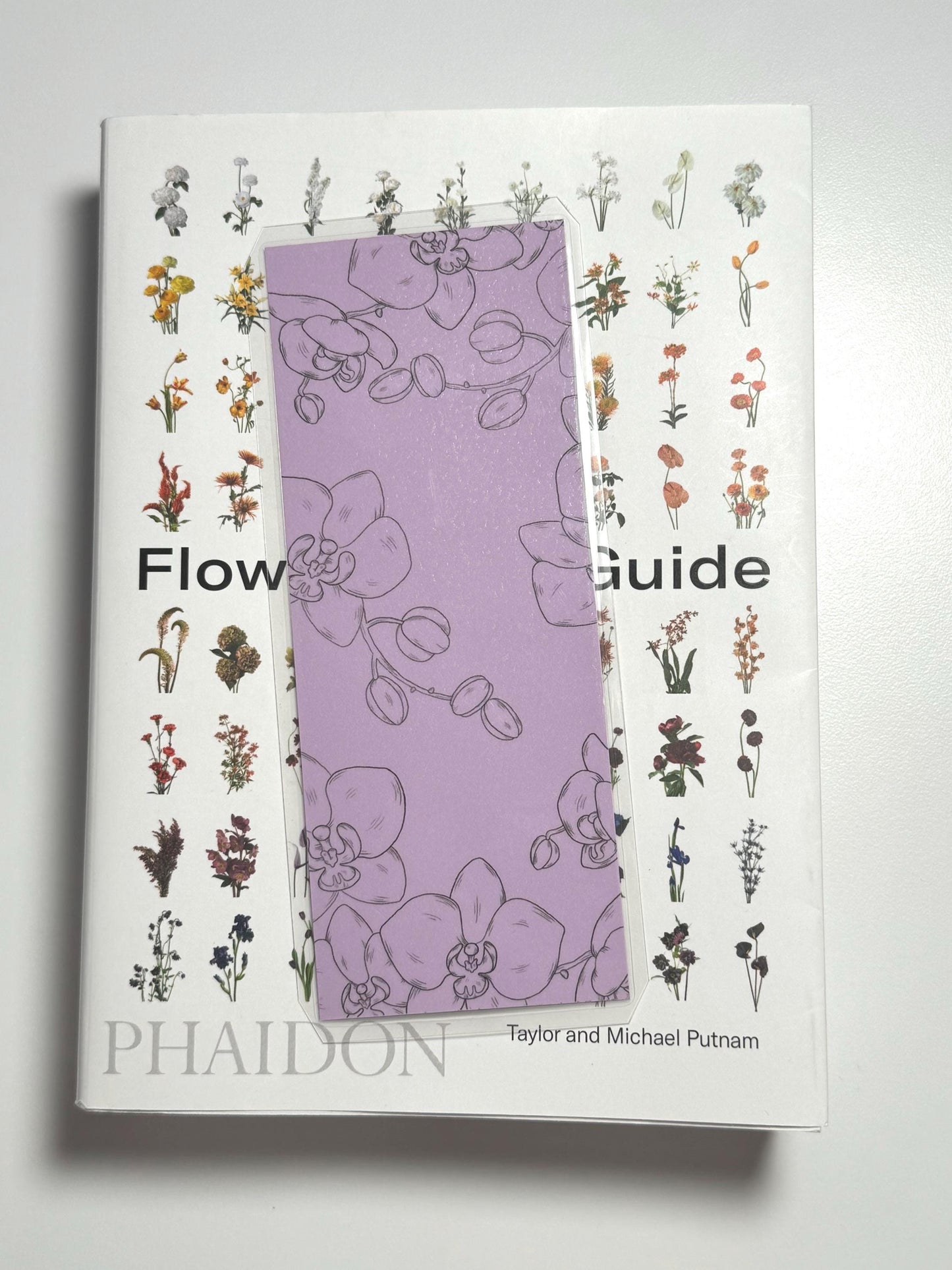 Handmade Orchid Bookmark