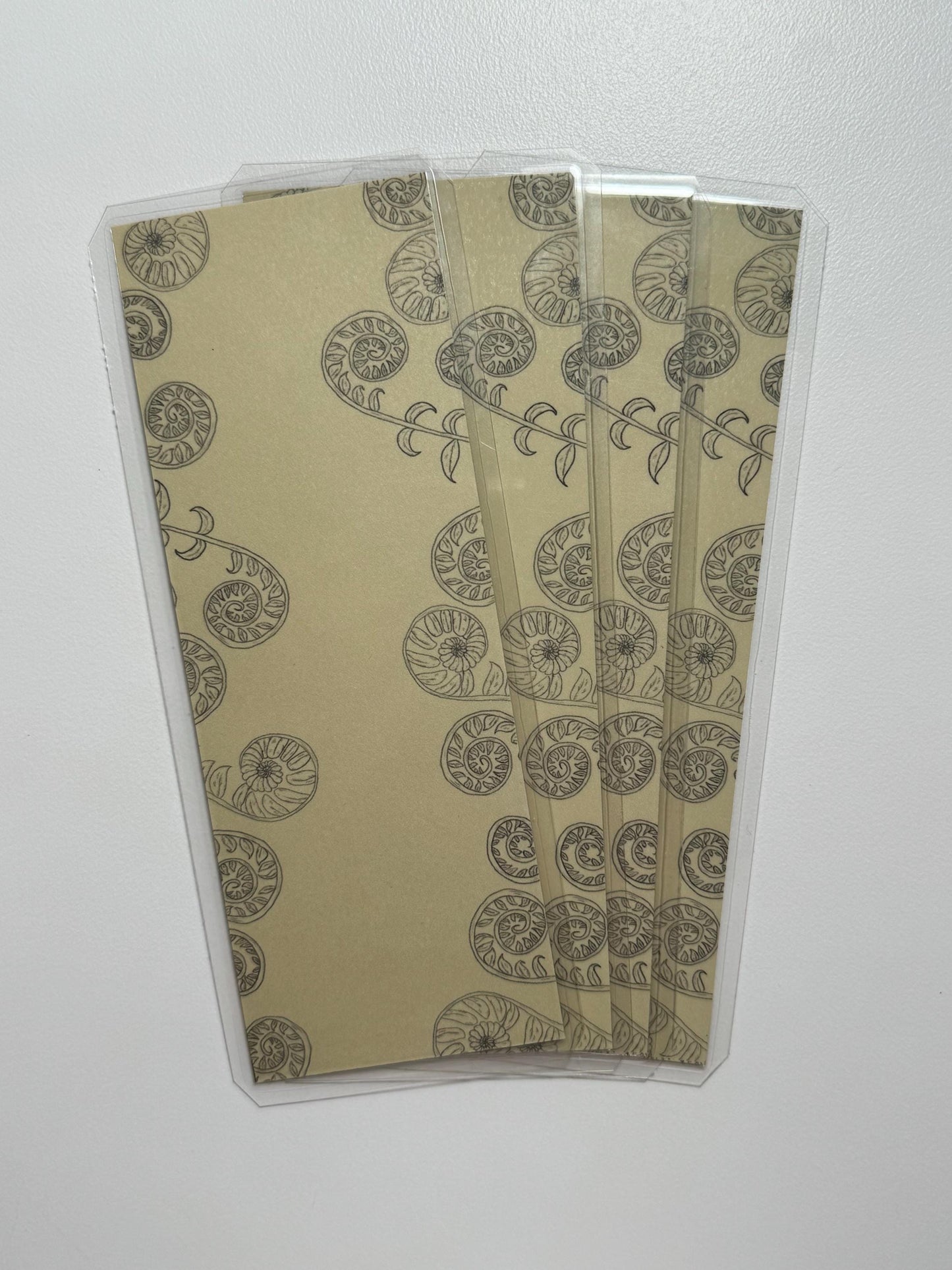 Handmade Fiddlehead Fern Bookmark