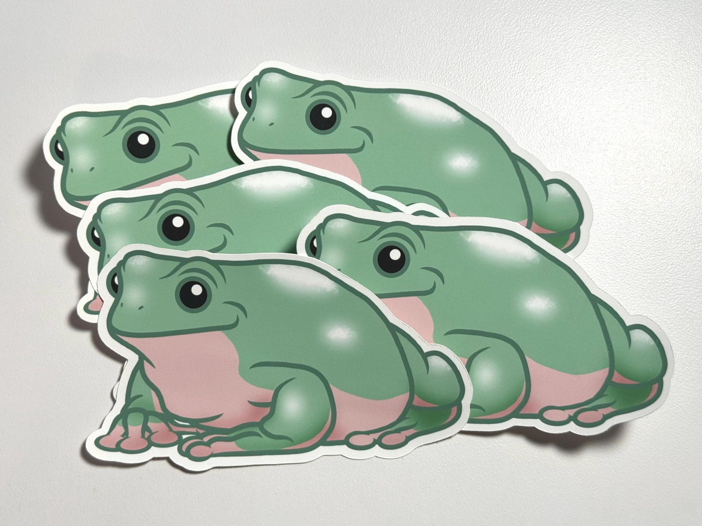 Blue White’s Tree Frog Sticker