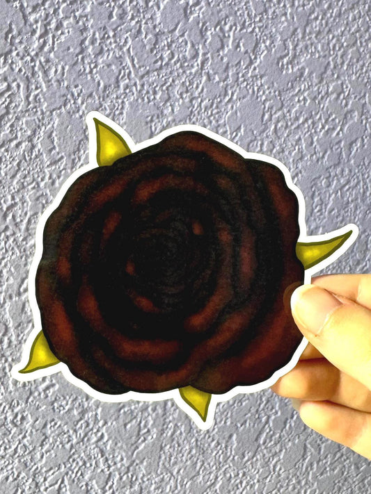 Black Rose Sticker