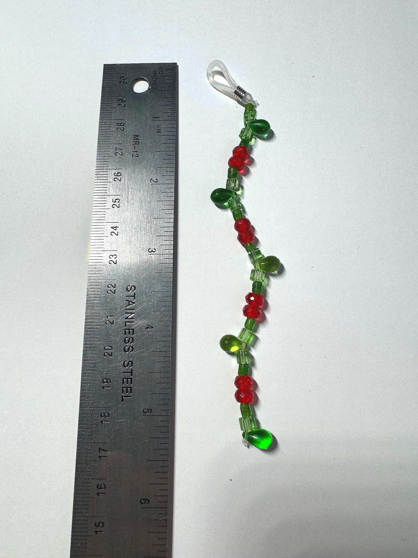 Handmade Accessory Bead Charm - Christmas Holly