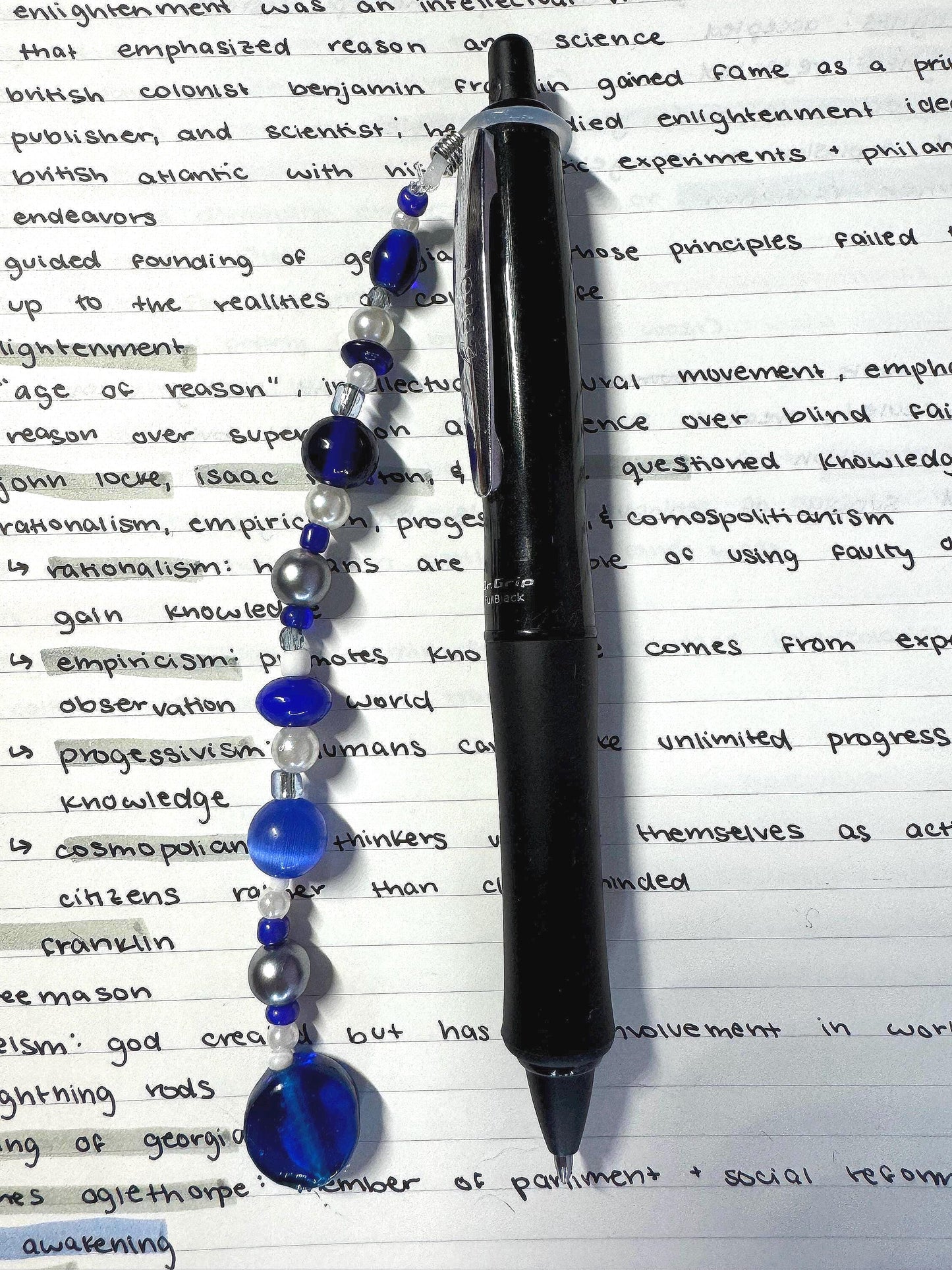 Handmade Accessory Bead Charm - Hanukkah