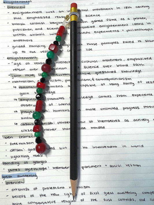 Handmade Accessory Bead Charm - Kwanzaa