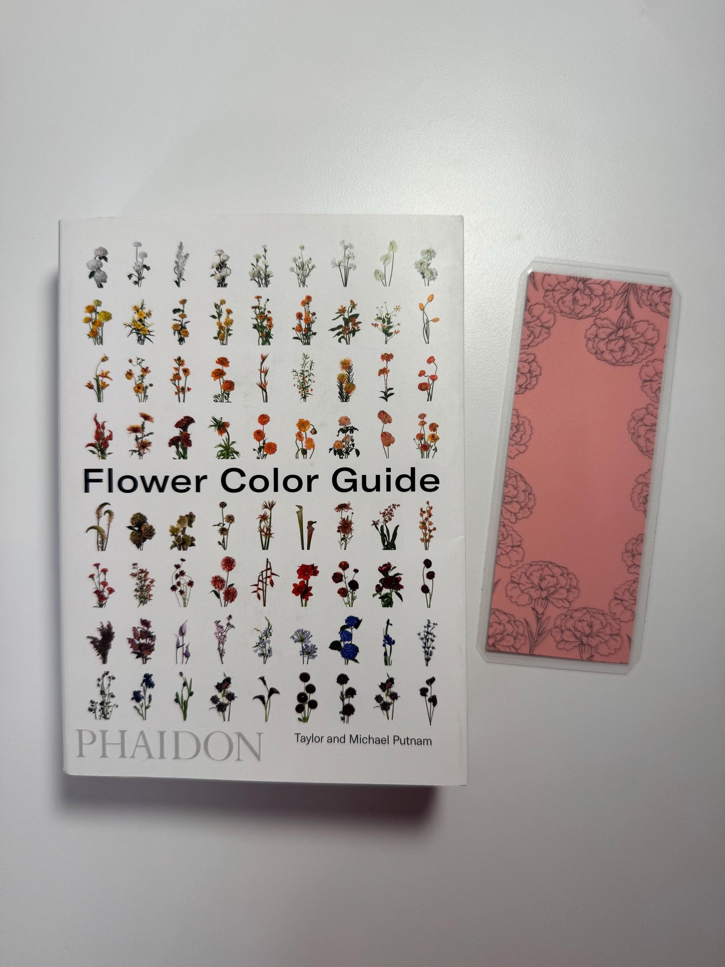 Handmade Carnation Bookmark