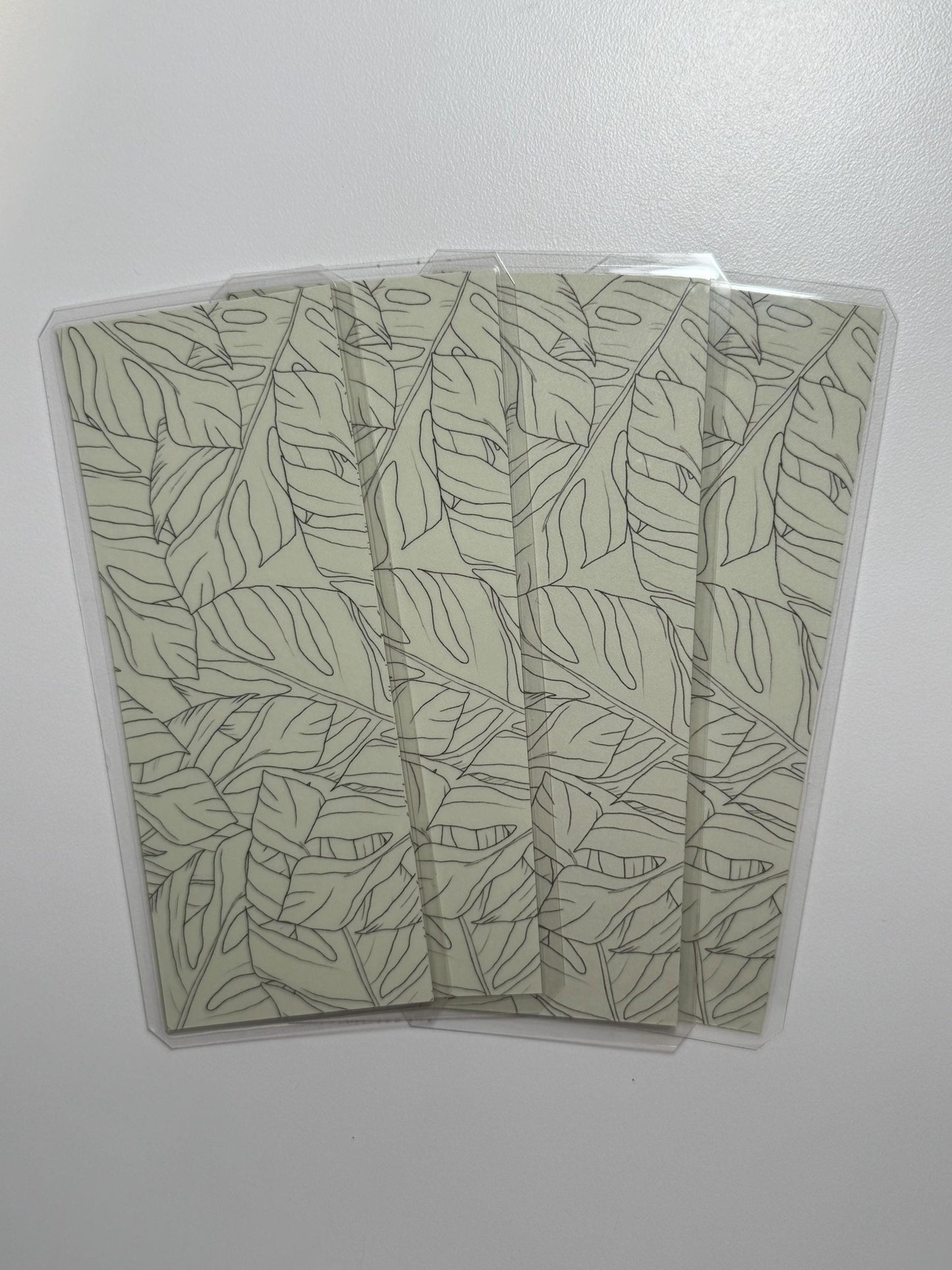 Handmade Monstera Bookmark