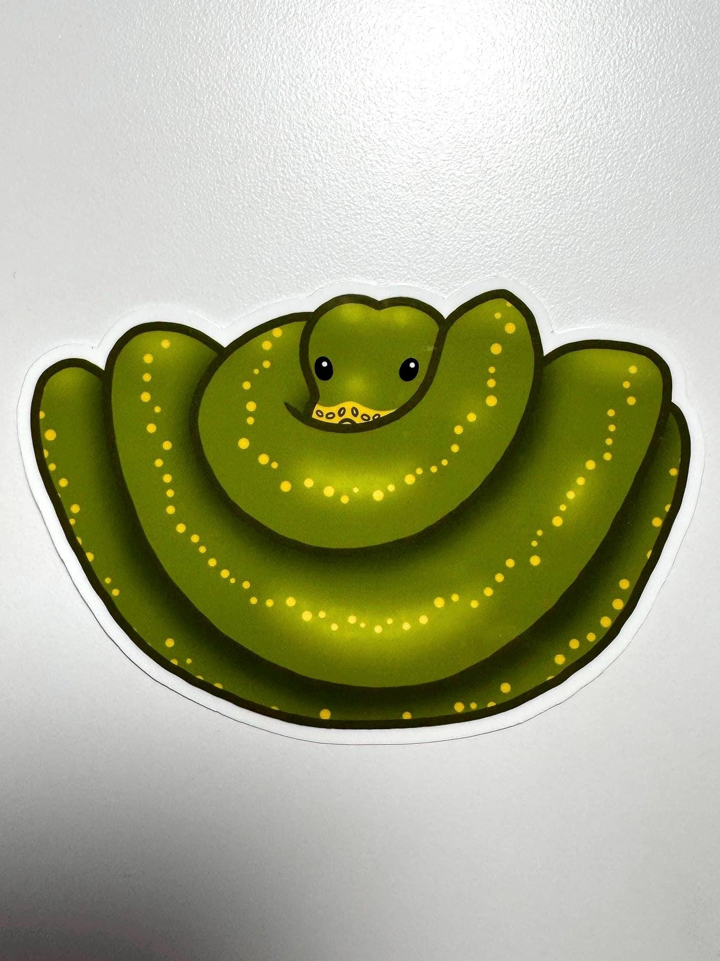 Green Tree Python Sticker