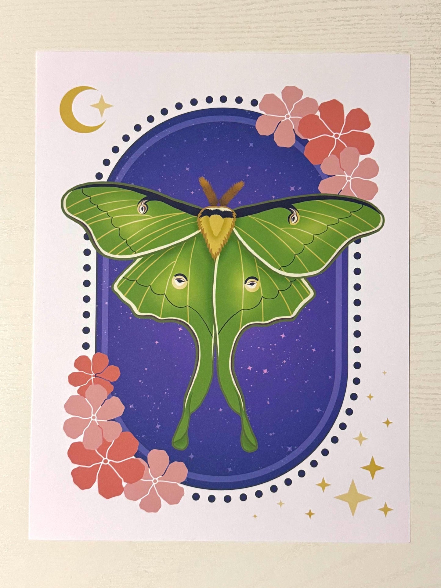 Luna Moth Art Print