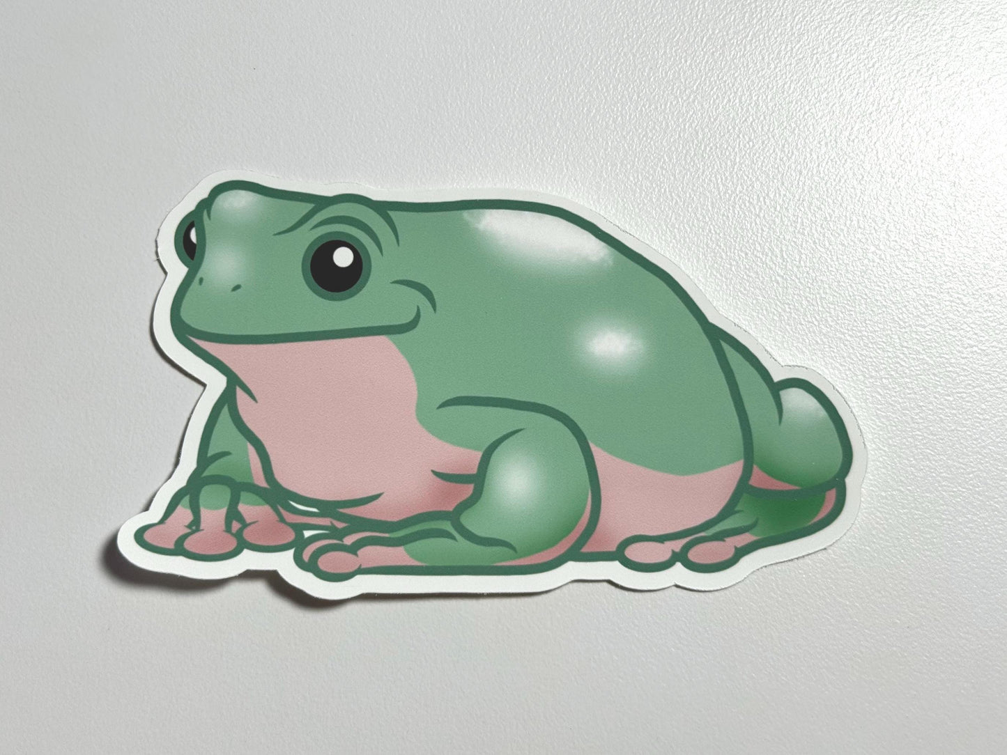 Blue White’s Tree Frog Sticker