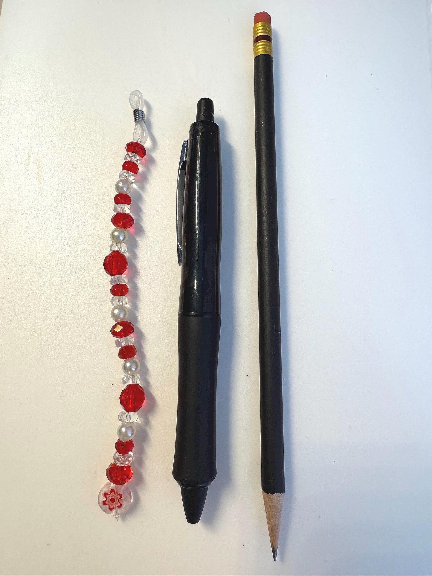 Handmade Accessory Bead Charm - Red Love